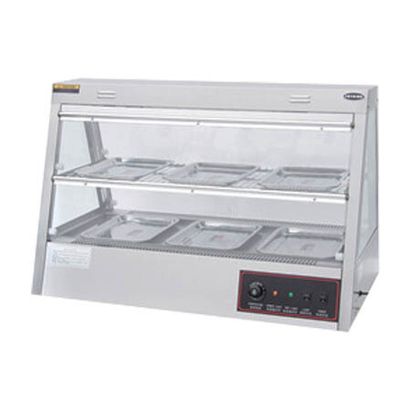 Vitrina Caliente 2 Niveles Sobre Mostrador HW-6P Migsa