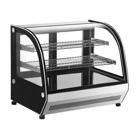 Vitrina Exhibidora de Cristal Curvo Sobre Mostrador GN-1200CT Migsa