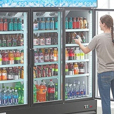 Refrigeradores Verticales Puertas de Cristal