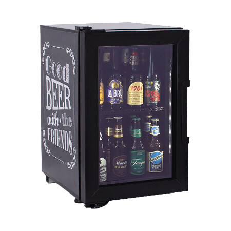 Refrigerador Vertical Cervecero Minibar SVC01-B1 PIZARRON Imbera
