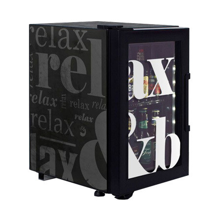 Refrigerador Vertical Cervecero Minibar SVC01-B1 RELAX AND BEER Imbera