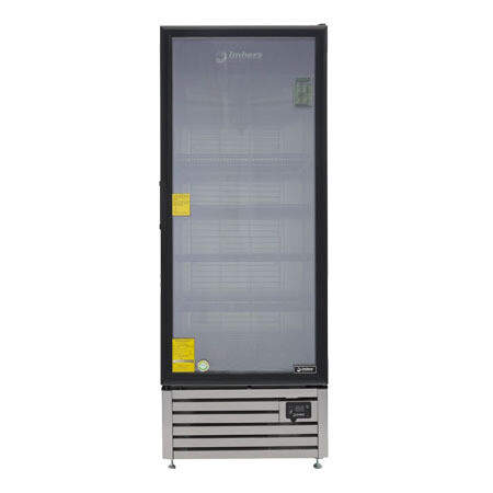 Congelador Vertical Acero Inoxidable Puerta de Vidrio VFS-24-INOX Imbera