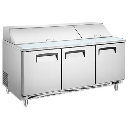 Mesa Fría para Ensaladas de 3 Puertas Tipo Americano de 340 Litros SCL-3 Migsa