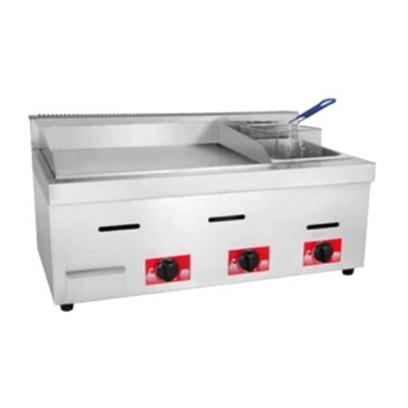 Plancha Grill Lisa con Freidora a Gas PFM-85 Migsa