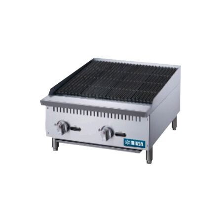 Asador Comercial a Gas de 2 Quemadores Radiantes RFS-24-MG Migsa
