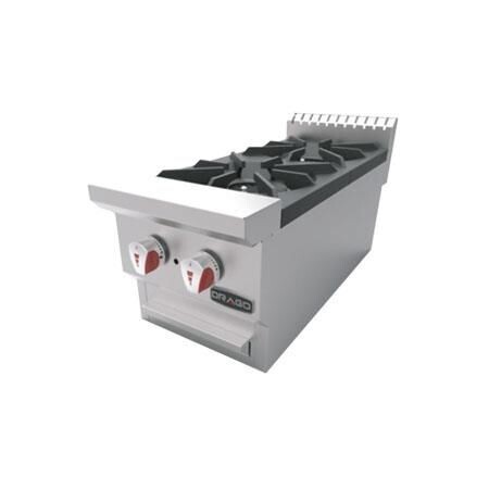Parrilla 2 Quemadores a Gas CG-20 Drago