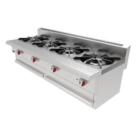 Parrilla Slim 4 Quemadores a Gas CG-40 SLIM Drago