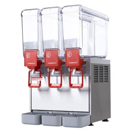 Enfriador y Despachador de Bebidas de 3 Tazones de 20 Litros c/u D20/3 Ugolini