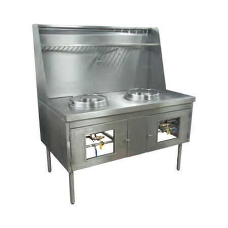 Estufa Wok Profesional 2 Sección SEWOKS-140 San-Son