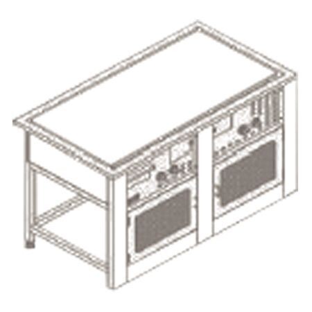 Plancha Tepanyaki con Gabinete ZETEPCG-150 San-Son