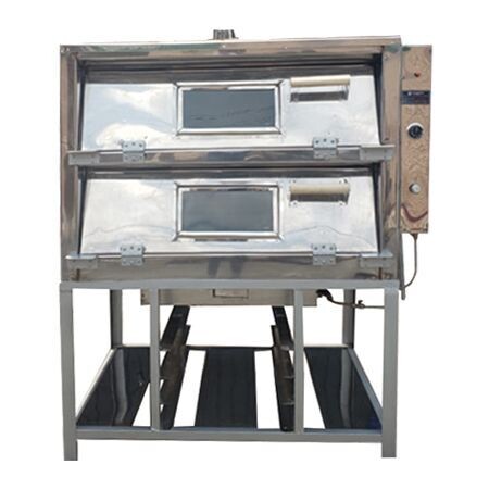 Horno de Gaveta Brillante para 4 Charolas con Termostato, Cristal, Luz y Vapor HG4CB ECO