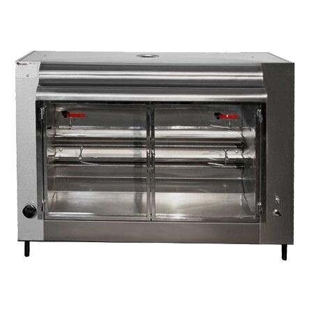 Rosticero Económico para 27 Pollos en Acero Inoxidable 27ECOACE Valmex