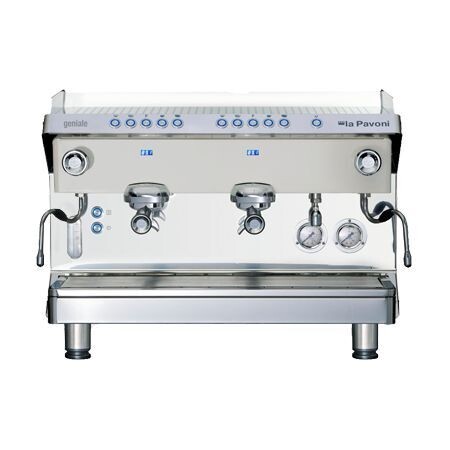 Cafetera Automática de 2 Grupos Blanca GENIALE GENIALE2VB La Pavoni