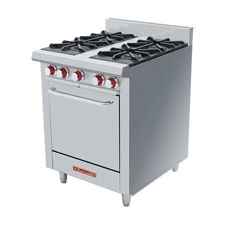 Estufa a Gas 4 Quemadores + Horno EC-4-HM MÁSTER ECO Coriat