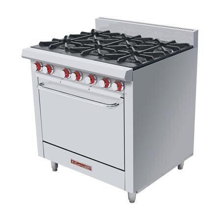 Estufa a Gas 6 Quemadores + Horno EC-6-HG MÁSTER ECO Coriat