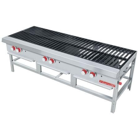 Fogón (Estufon) Triple a Gas 6 Quemadores EC-3T MASTER ECO Coriat