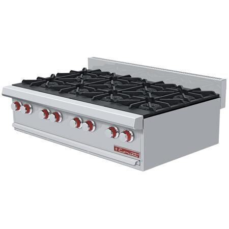 Parrilla a Gas 8 Quemadores PCV-8 MÁSTER PREMIUM Coriat