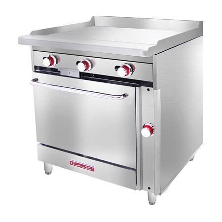 Estufa (Plancha Pesada) 3 Quemadores + Horno EC-HG-GRILL HD ECO Coriat