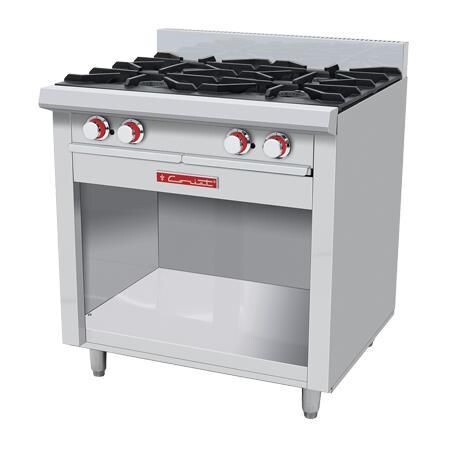 Estufa Pesada (Parrilla) 4 Quemadores EC-4-GA HD PREMIUM Coriat