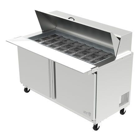 Mesa Refrigerada para Preparación Mega Top APTM-48-18-HC (Professional Line) Asber