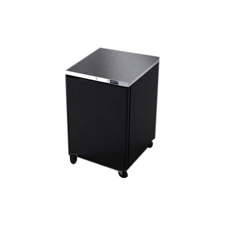 Refrigerador de Contra Barra 1 Puerta Solida Vinil Negro ABBC-23-HC (Professional Line) Asber