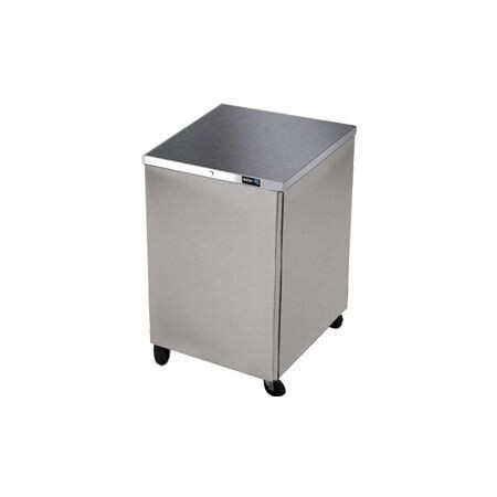 Refrigerador de Contra Barra 1 Puerta Solida Acero Inoxidable ABBC-23-S-HC (Professional Line) Asber