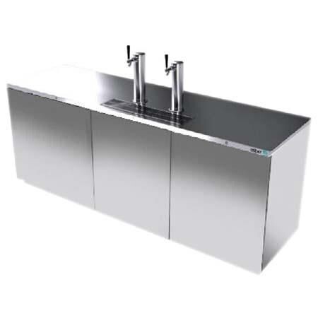 Dispensador Refrigerado para Cerveza de Barril Acero Inoxidable ADDC-94-S-HC (Professional Line) Asber