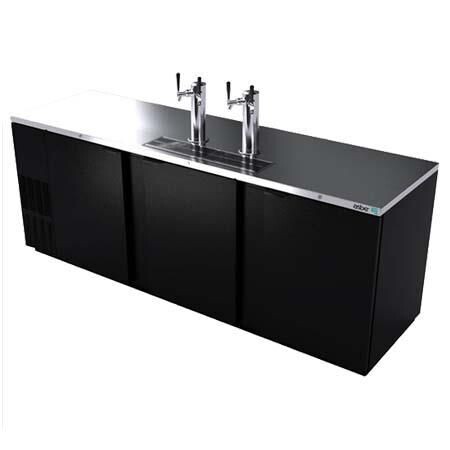Dispensador Refrigerado para Cerveza de Barril Vinil Negro ADDC-94-HC (Professional Line) Asber