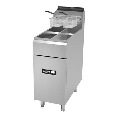 Freidora a Gas 2 Tina 24 Litros AEF-2525-S (Restaurant Line) Asber