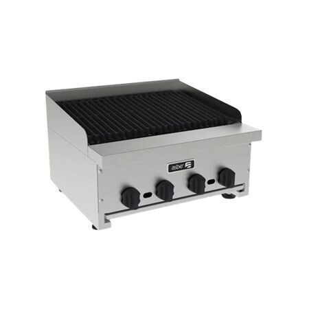 Asador a Gas con Cercha Perimetral Radiante ASRB-24 (Snack Line) Asber