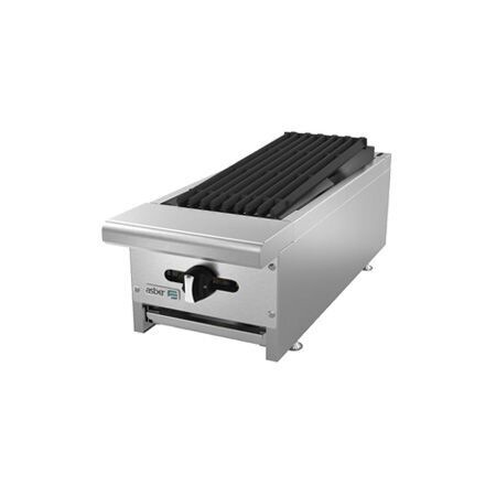 Asador a Gas con Cercha Perimetral Piedra Volcánica AECRB-12 (Restaurant Line) Asber
