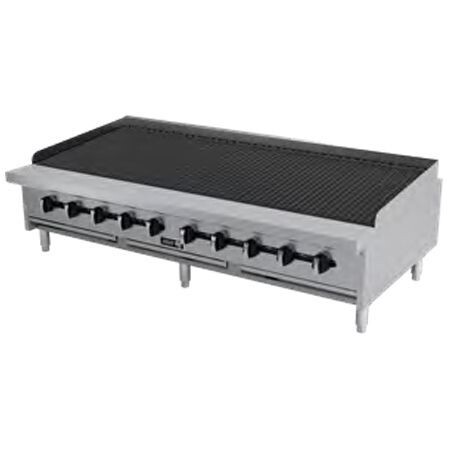 Asador a Gas con Cercha Perimetral Radiante AERB-60 (Restaurant Line) Asber