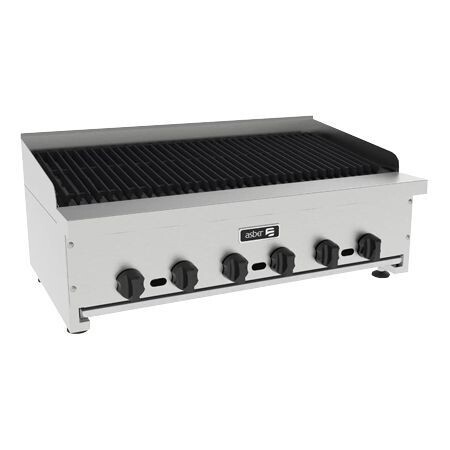Asador a Gas con Cercha Perimetral Radiante ASRB-36 (Snack Line) Asber