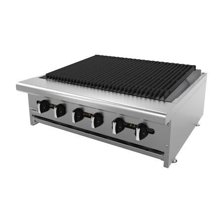 Asador a Gas con Cercha Perimetral Radiante AERB-36 (Restaurant Line) Asber