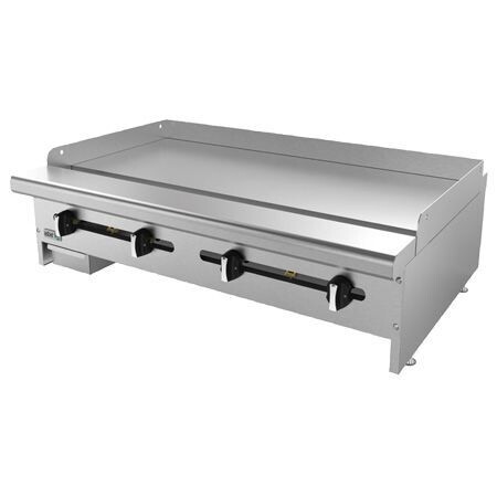 Plancha Lisa a Gas con Placa de 1″ AEMG-60-H (Restaurant Line) Asber