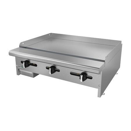 Plancha Lisa a Gas con Placa de 3/4″ AEMG-36-H (Restaurant Line) Asber