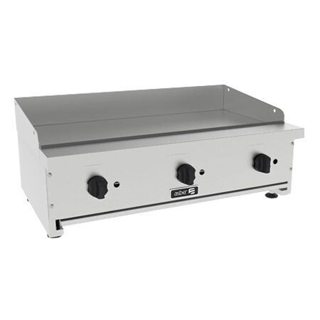 Plancha Lisa a Gas con Placa de 5/8″ ASMG-36 (Snack Line) Asber