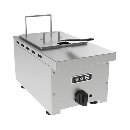 Freidora a Gas de Sobremesa 1 Quemador 4 Litros ASF-10 (Snack Line) Asber