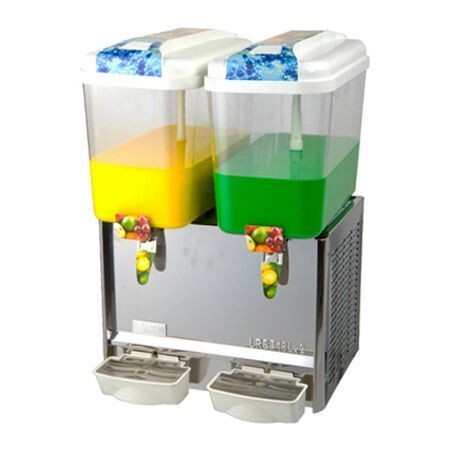 Dispensador de Bebidas Frías 2 Tazones LSJ-18X2 Kreppsland