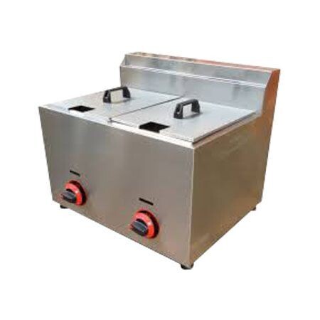 Freidora a Gas 20 Litros 2 Tinas (10+10) CHZ-20L Kreppsland