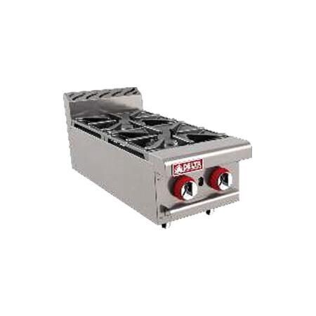 Parrilla 2 Quemadores a Gas 1-2-V PRO (Flamoon) Delta