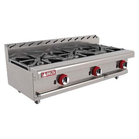 Parrilla 3 Quemadores a Gas 1-3 MINI MIX (Flamoon) Delta