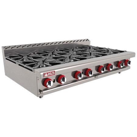 Parrilla 8 Quemadores a Gas 4-8 MIX (Flamoon) Delta
