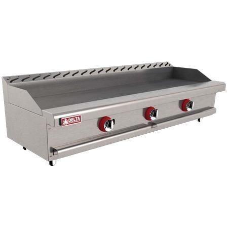 Plancha 4 Quemadores a Gas 4-G MINI MIX (Chamusca) Delta