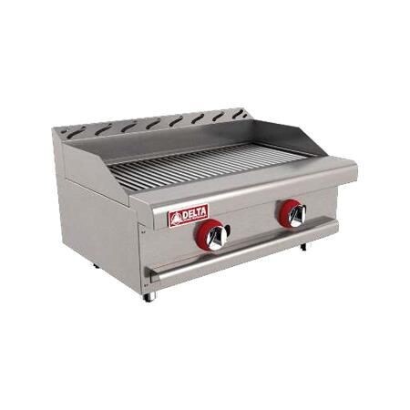 Asador a Gas 2 Quemadores 2-ASR MINI TOP (Zebrasas) Delta