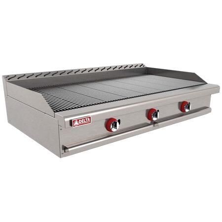 Asador a Gas 4 Quemadores 4-ASR MIX (Zebrasas) Delta
