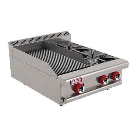 Asador + Parrilla a Gas 1-ASR 2-Q MIX Delta