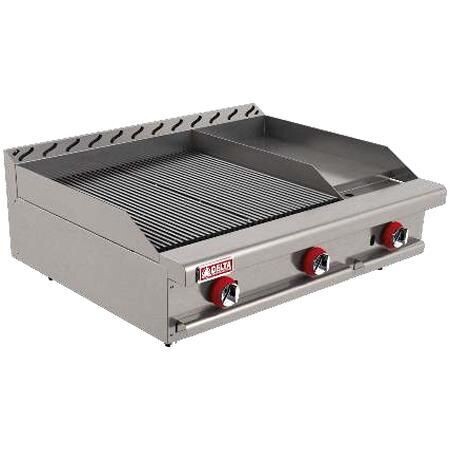 Asador + Plancha a Gas 2-ASR 1-G MIX Delta