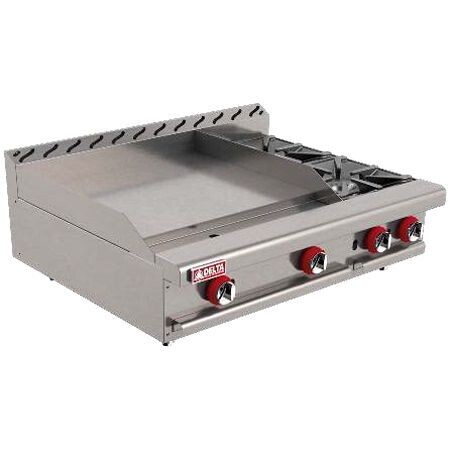 Plancha + Parrilla a Gas 2-G 2-Q PRO Delta