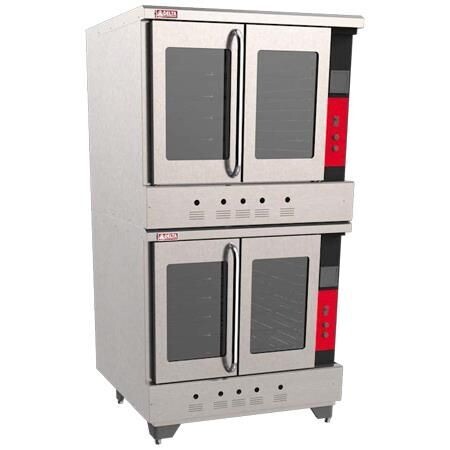 Horno de Convección Doble a Gas HCA-D TOP (Ráfaga) Delta